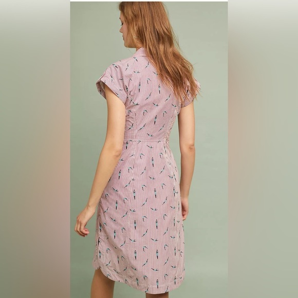 Anthropologie Swimmer Front-Tie Shirtdress
Maeve size 0 NWT - Picture 2 of 3